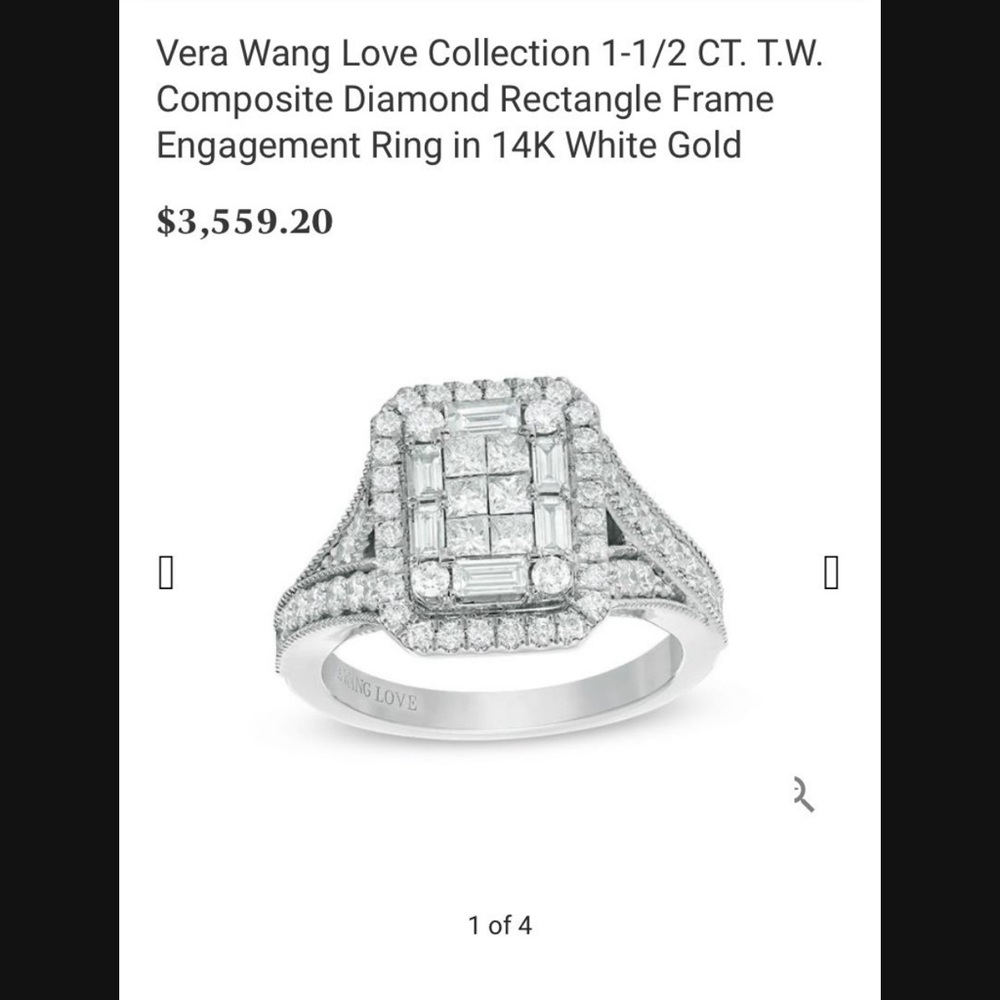 Vera Wang engagement ring